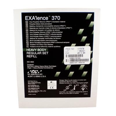 EXA'lence VPES Impression Material Heavy Body Regular Set Refill, 370 mL Cartridges, 2/Pkg, Hunter Green, 137870 thumbnail 11