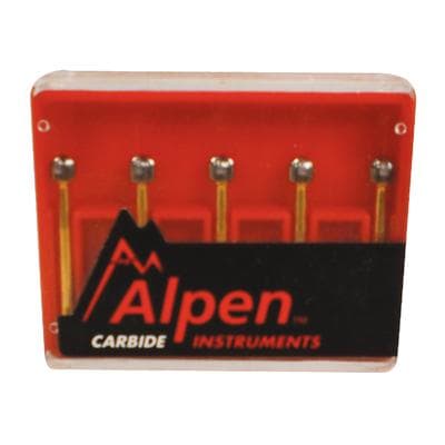 Alpen® Carbide Trimming & Finishing Bur, 12-Blade, Round, FG, #7008, 2.3 mm, 5/Pkg thumbnail 5