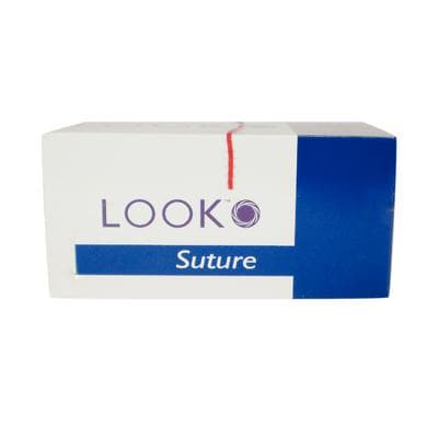 Look Chromic Gut Absorbable Suture with C3 Precision Reverse Cutting Needle, 3/8 Circle, 4-0, 18"/45 cm, Undyed Beige, 12/Pk, 595B thumbnail 16