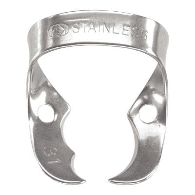 Dentech Rubber Dam Clamp, Wingless, Size 31, Bicuspid/Molar - Rubber Dam Clamps, Bicuspid - Molar, Wingless, 31 - Image 1