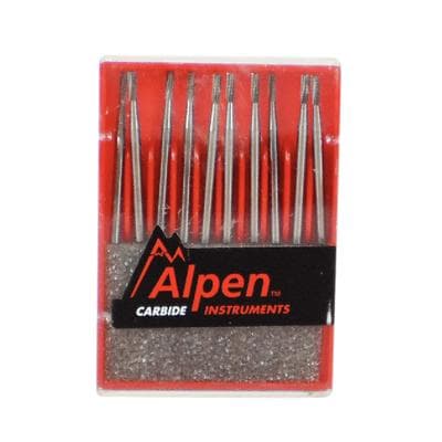 Alpen® Carbide Operative & Surgical Bur FGOS #558 Crosscut Straight Fissure, 1.2 mm, 10/Pkg, R500558 thumbnail 9
