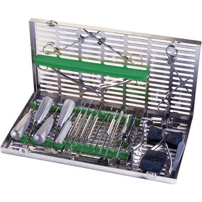 Hu-Friedy IMS Signature Series Oral Surgery Cassette, Green, 8" x 14.5" x 1.25", IMOS9 thumbnail 10
