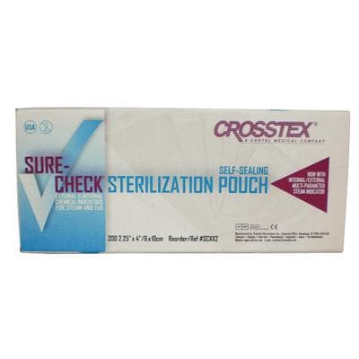 Crosstex Sure-Check Self-Seal Sterilization Pouches, 2.25" x 4", 200/Box, SCXX2 thumbnail 23