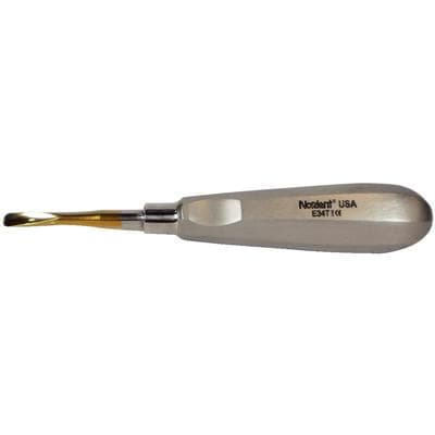 Nordent #34 Seldin Titanium-Nitride Coated Surgical Elevator, Single-Ended, Straight, 4.7mm Blade, 1 Each thumbnail 7