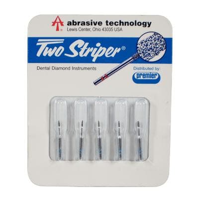Two Striper ShortCut MicroPrep Diamond Bur, FGSS, Needle, MP89, Medium, 0.7mm, Pkg/5, #2015968 thumbnail 9