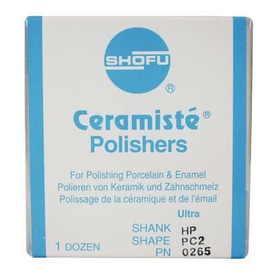 Shofu Ceramiste Ultra HP PC2 Polisher, Yellow Band, ISO #050, 12/Pkg, #0265 thumbnail 11