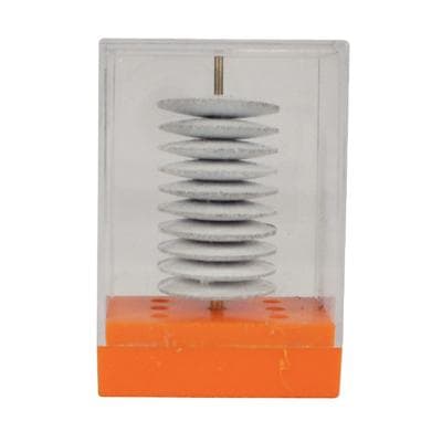 Meisinger Universal Flexible Polishers 1-Step System, Unmounted, White, Disc, 22.0 mm Diameter, 10/Pkg, 9513U thumbnail 2