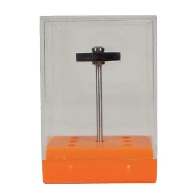 Meisinger Diamond Flexible Polisher for Porcelain and Ceramics, Wheel, Extra Coarse, Black/Orange, 17.0 mm Diameter, Handpiece, 1/Pkg, ISO 9752H - Diamond Flexible Polishers for Porcelain and Ceramics – HP, 1/Pkg - Wheel, Black/Orange, Extra Coarse, 9752H, 17.0 mm Diameter, 1/Pkg - Image 1