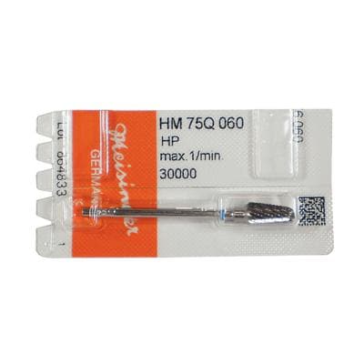 Meisinger HM75Q-060 Lab Carbide Bur, Round End Taper, Cross Cut, Medium, 6.0 mm, HP, 1 Each thumbnail 7