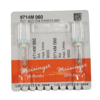 Meisinger Diamond Flexible Polishers 3-Step System for Composite – RA, Cup Shape, Turquoise/Beige, Medium Grit, Size 060, 2/Pkg, 9714M-060 - Diamond Flexible Polishers 3-Step System for Composite – RA, 2/Pkg - Cup, Turqoise/Beige, Polishing, 9714M-060 - Image 1