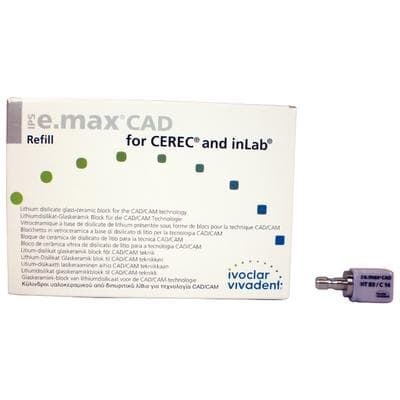 IPS e.max CAD HT CEREC/inLab Lithium Disilicate Milling Block, Shade B3, Size C14, 5/Box thumbnail 10