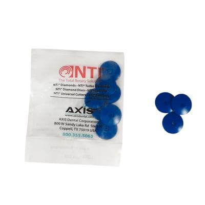 NTI Silicone Polisher, Blue, Knife Edge #170, Unmounted, Medium Grit, 17 mm, 10/Pkg, P0411-170 thumbnail 6
