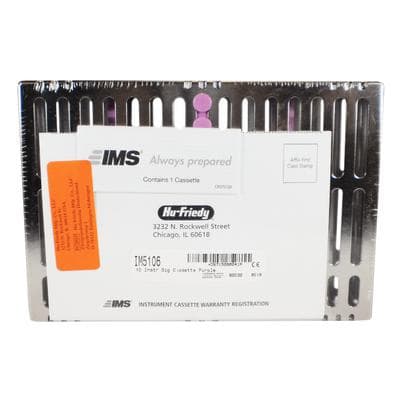 Hu-Friedy IMS Signature Series Cassette, 10-Instrument, Small, Purple, 1/Pk, IM5106 thumbnail 14
