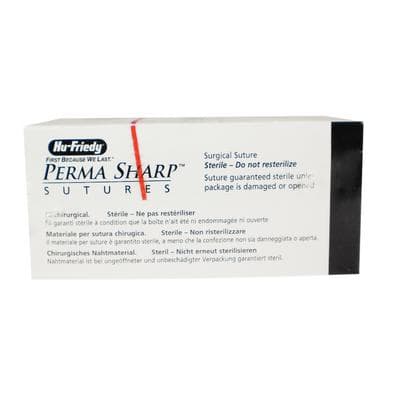 Hu-Friedy Perma Sharp PGA Absorbable Suture, 5-0, Undyed Braided, C-3 Premium Reverse Cutting 3/8 Circle Needle, 18", 12/Box, PSN493V thumbnail 9