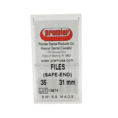 Premier K-Files #35 (Green), 31mm, Stainless Steel, ISO Color-Coded, 6/Pkg, 9053297 thumbnail 6