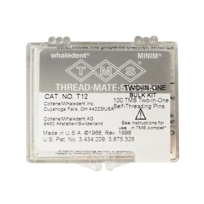 TMS Thread Mate System Minim 2-in-1 Bulk Kit, 0.021"/0.525 mm, Gold-Plated Stainless Steel, 200/Pkg, T-12 thumbnail 7