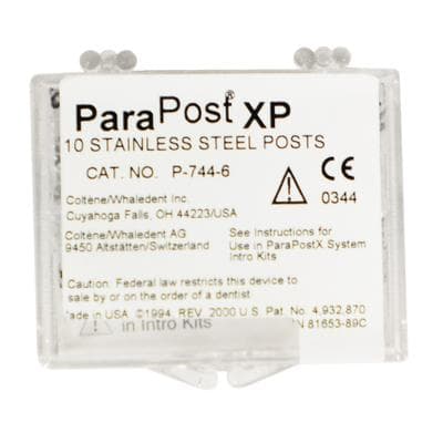 ParaPost XP Endodontic Posts, Stainless Steel, #6, 0.060" (1.5mm), Black, 10/Pk, P744-6 thumbnail 12
