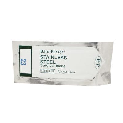Bard-Parker Stainless Steel Surgical Blade #23, Sterile, Individually Packaged, 1/Pkg thumbnail 2