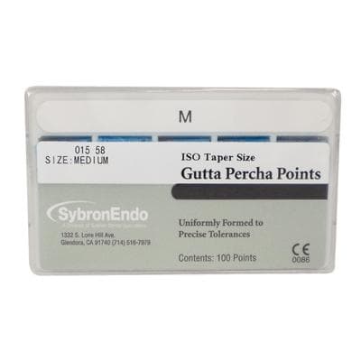 Kerr Tapered Gutta Percha Points, Medium (M), 100/Box, #12645 thumbnail 9