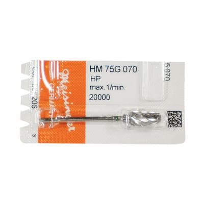 Meisinger HM75G-070-HP Lab Carbide Bur, Round End Taper, Plain Cut, Coarse, 7.0 mm, HP, 1 Each thumbnail 5