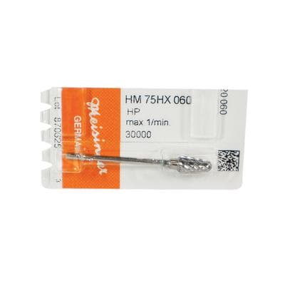 Meisinger HM75HX-060-HP Lab Carbide Bur, Coarse X-Cut, Tapered Round End, 6.0 mm, HP, 1 Each thumbnail 8
