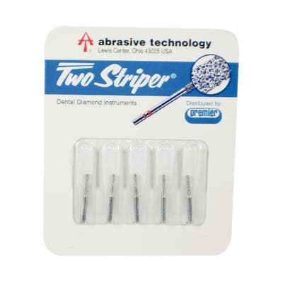 Two Striper ShortCut Operative Diamond Bur, FGSS, Flat-End Cylinder, 557 S, Medium, Blue, 1.0 mm, 5/Pk, 2015915 thumbnail 11
