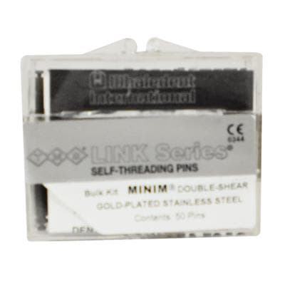 TMS Link Minim Double Shear Pins, Gold-Plated Stainless Steel, 0.021" (0.525 mm), Silver, Bulk Kit of 50, L-532 thumbnail 16