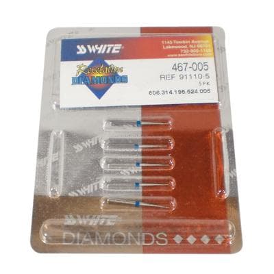 Revelation® Diamond Bur, Specialty Shape, Friction Grip, Medium Grit, Size #467-005, 0.5 mm Diameter, 5/Pkg thumbnail 6