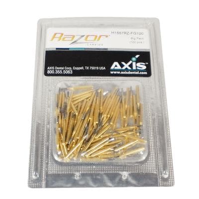 Razor Operative Carbide Burs, FG, #1557, Round End Cylinder, 1.0 mm, 100/Pk, H1557RZ-FG100 thumbnail 10