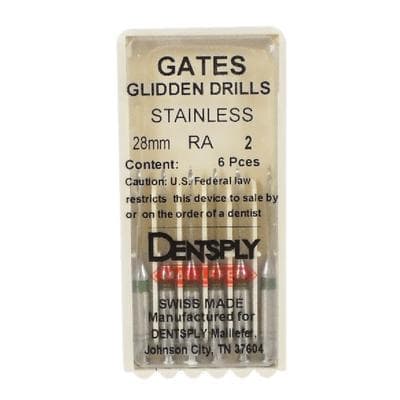 Dentsply Maillefer Gates Glidden Drills, RA, Size 2, Short 28 mm, 6/Pk, 671531 thumbnail 15