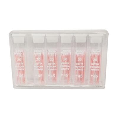 Dentsply Maillefer Gutta Percha Points, ISO #45, White, .02 Taper, 30mm, 120 Points (6 Vials of 20), 670974 thumbnail 6