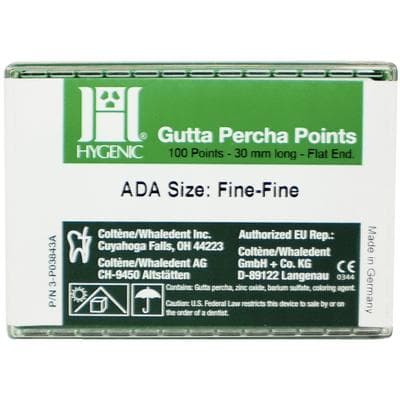 Hygenic Conventional Gutta Percha Points, Fine-Fine, Pink, 28mm, 100/Pkg, H01222 thumbnail 16