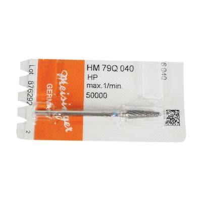 Meisinger HM79Q-040 Lab Carbide Bur, Q-Cut Cross Cut, Round End Taper, Medium, HP, 4.0 mm, 1 Each thumbnail 6