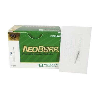 NeoBurr® Operative Carbide Bur, FG #331, Pear Shape, 1.0 mm Diameter, 1.8 mm Length, 50/Pkg thumbnail 6
