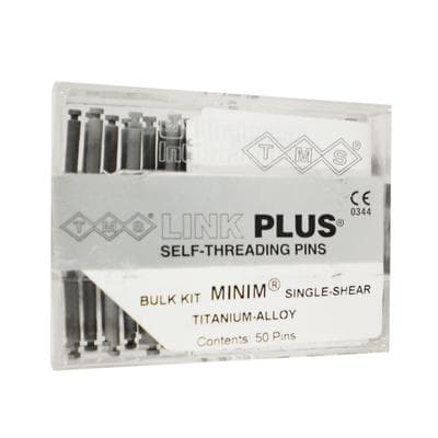 TMS Link Plus Self-Threading Pins, Titanium Alloy, Single-Shear, Minim, 0.021" (0.525 mm), Silver, Bulk Kit of 50, L822 thumbnail 12