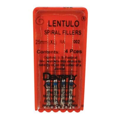 Dentsply Maillefer Lentulo Stainless Steel Spiral Paste Fillers, RA, 25 mm, Size #2, Blue, 4/Pk, 671571 thumbnail 11