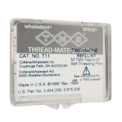 Coltene TMS Thread Mate System Minim 2-in-1 Refill Kit, 0.021" (0.525 mm), Silver, 50/Pk, T11 thumbnail 9