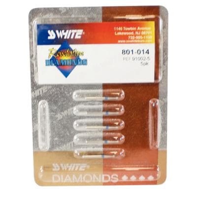 Revelation Diamond Bur, FG, Round, 801-014M, 1.4 mm, Medium Grit, Blue Ring, 5/Pk, 91002-5 thumbnail 9