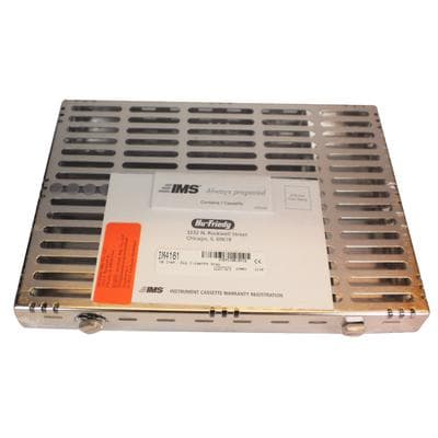 Hu-Friedy IMS Signature Series Large 16-Instrument Cassette with Accessory Area, Gray, 8" x 1.25" x 11", 730157 thumbnail 9