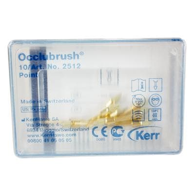 Kerr Occlubrush One-Step Polishing Brush Refill, Point, 10/Pk, 2512 thumbnail 12