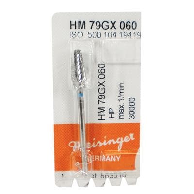Meisinger HM79GX-060 Lab Carbide Bur, Round End Taper, X-Cut, Medium, 6.0 mm, HP, 1/Pkg thumbnail 8