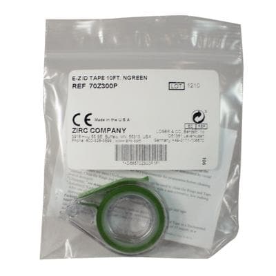 Zirc E-Z ID Tape Roll, Neon Green, 10' x 1/4", Autoclavable, 1 Roll, 70Z300P thumbnail 18