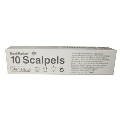 Bard-Parker Disposable Sterile Scalpel, #11, Stainless Steel Blade, 10/Box, 371611 thumbnail 10