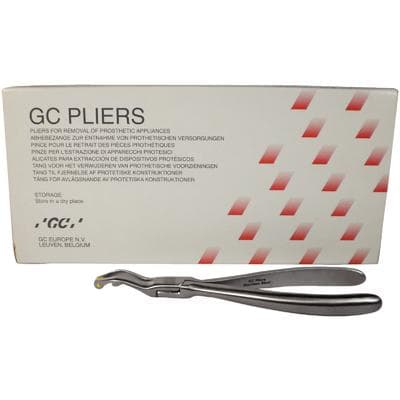 GC KY Pliers Standard Pack, Crown Removal Instrument, Stainless Steel, Starter Package with 20 Rubber Tips and Emery Powder, 1/Set, 800111 thumbnail 15