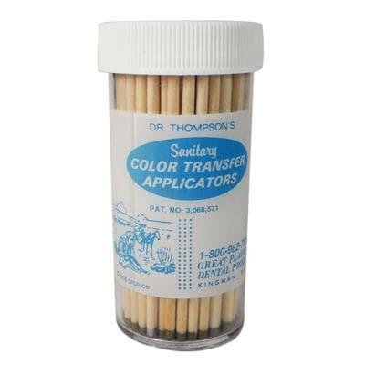 Dr. Thompson Color Transfer Applicators, Dark Green, 150/Bottle thumbnail 2