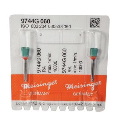 Meisinger RA #9744.060 Coarse Diamond Impregnated Porcelain Polisher Cup, Green/Orange, 6.0mm, 2/Pk thumbnail 11