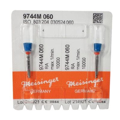 Meisinger Diamond Flexible Polisher Cup, Medium Grit, Blue/Orange, RA (Right Angle), 6.0mm Head, 2/Pk, 9744M-060-RA-BL/O thumbnail 11