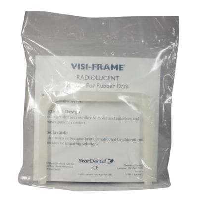 Star Dental Visi-Frame Rubber Dam Frame, Glass-Filled Radiolucent Nylon, Single Frame thumbnail 4