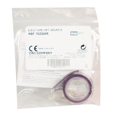 Zirc E-Z ID Tape Roll, Neon Purple, 10' x 1/4", Dispenser with Cutter, 1 Roll, 70Z300R thumbnail 17