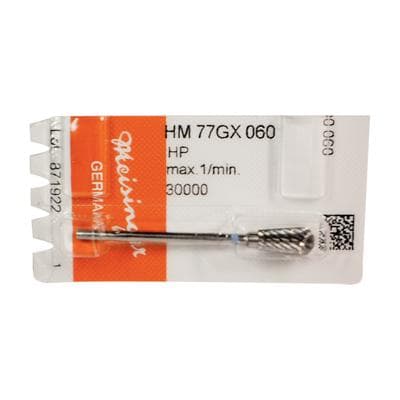 Meisinger HM77GX-060 Lab Carbide Cutter, Pear, X-Cut, Medium, 6.0 mm, HP, 1/Pkg thumbnail 6